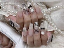 リンドネイル バイ モカ アンド ララ(Lind nail by moca and LaLa)/【mio】チェックネイル