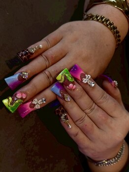 リリーブルー(Lily Blue)の写真/【持ち込みデザイン大歓迎★】技術・仕上がり・持続力など女性のこだわりを抑えた魅力が沢山◎