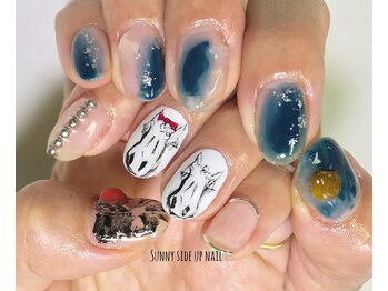 サニーサイドアップ ネイル(Sunny SideUp nail)/Drawing art