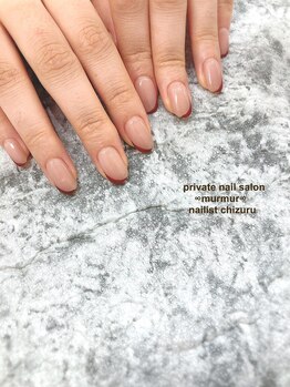 プライベート ネイルサロン マーマ(murmur)/変形フレンチ