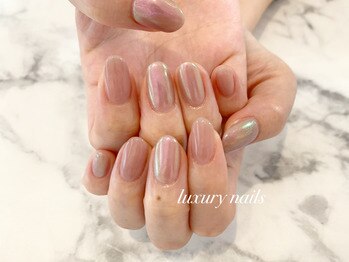 ラグジュアリーネイルズ アカバネ(Luxury Nails Akabane)/オーロラミラー¥7990