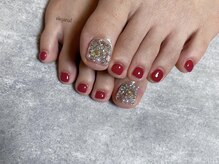 エレガネイル(elega nail)/ストーン×シェル埋め尽くし