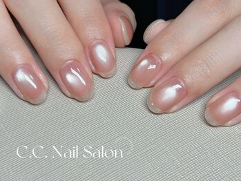 シーシーネイルサロン 池袋(C.C.Nail salon)/ちゅるんとしたマグネットネイル