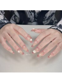 長さ出しフレンチネイル