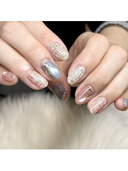 マイオティック ネイル(miotic nail)/ツイードデザイン