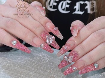 ウメネイルスタジオ(UME NAIL STUDIO)/長さだしやり放題×つけ放題