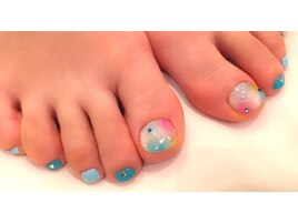 オーロラフットネイル。