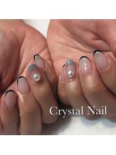 クリスタルネイル ボンベルタ橘店(CRYSTAL NAIL)/フレンチネイル