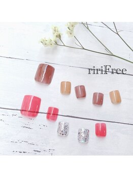 リリフリー(riri Free)/フットネイル