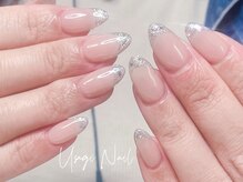 ウサギネイル 新大久保店(usagi nail)/マグネットフレンチ秋可愛い