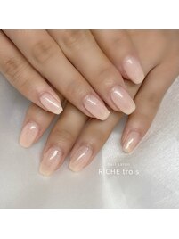 上品！キラキラネイル！