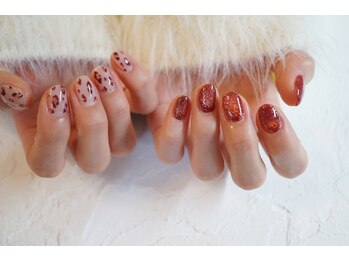 ネイル フライガール(nail FLY GIRL)/アニマル☆バレンタインネイル