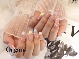 カラフルフレンチネイル