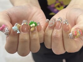 ヒョウ柄ネイル