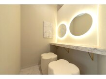 ジェイフェリーク(J Feerique)の雰囲気(メイクスペース♪お帰りの際ご自由にお使いいただけます。)