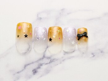 池袋ネイルサロン イイネイル(Ee-Nail)/大人ハロウィンネイル全員￥7980