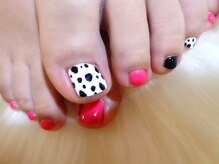 アミュリー ネイル アトリエ(Amury nail atelier)/ダルメシアン シンプル 大人