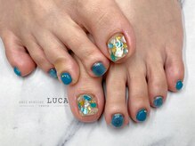 ネイルアトリエルカ(nail atelier LUCA)/M-234　大人シェルミラーネイル
