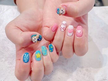 ラルネイル 大宮(Lull. nail)/#推しネイル、※3Dパーツ追加