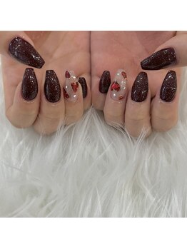 ハートホロネイル