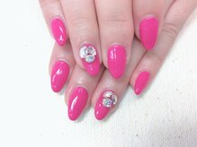 ジャスミンネイル(Jasmine Nail)/ジェル☆シンプルビジューコース