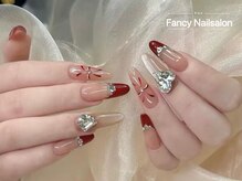 ファンシー 新宿店(Fancy)/クリスマス/冬ネイル/ツイード