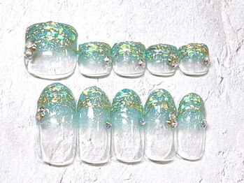 ネイルサロン 爪の写真/シンプルでも上品なデザインを豊富にご用意♪ネイルが初めての方にもおススメのサロン☆パラジェルOK◎