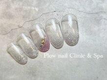 プラウネイル(Plow Nail)/【定額シンプル】斜めストーン