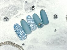 キャッツアイ東京 新宿店(Cat's eye TOKYO)/ツイードネイル