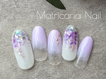 マトリカリア ネイルアンドビューティー(Matricaria)の写真/《ウォーターケア付＊定額デザイン¥8250》シンプルな中に上品な華やかさを＊日常に溶け込む大人ネイル多数