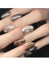 キャプラスネイル ミュウ(CAPLUS NAIL Mew)/べっ甲ネイル