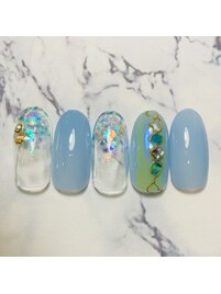 ＜＜aurora × blue＞＞