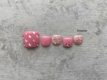 シンプリー 吉祥寺店(Simpliee by Procare nail)/【フット】定額ネイル¥7900