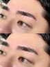 【メンズセット】眉毛ワックス★毛量調整×まつげパーマ　１０５００円