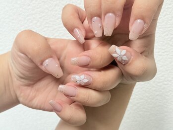 ネイルモア 藤が丘店(nail mor.)/プルメリアネイル