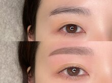 クレージュ(courage)/アイブロウwax+まつげパーマ