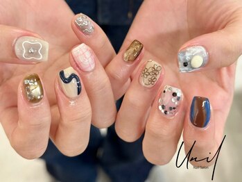 ニル(unil)の写真/自爪を削らないパラジェル導入店★爪の健康を保ちながらネイルが楽しめる♪爪が弱い、薄い…そんな方に◎