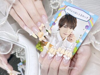 リンドネイル バイ モカ アンド ララ(Lind nail by moca and LaLa)/【mizuki】オタクネイル