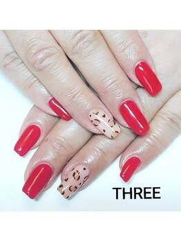 ネイルアンドまつげエクステ専門サロン スリー(THREE)/レオパード