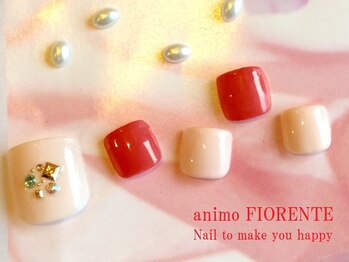 アニモフィオレンテ 三郷店(animoFIORENTE)/【定額フットネイル】￥8000
