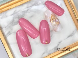 (639)天然石風ネイル