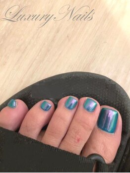 ラグジュアリーネイルズ アカバネ(Luxury Nails Akabane)/オーロラミラー¥7990