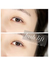 アイラッシュデザインリコ(eyelashdesign RICO.)/立ち上げカールで優しい目元に♪