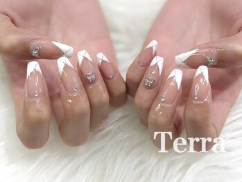 ネイルアンドまつげエクステ テラ 新宿店(Terra)/クロスフレンチ