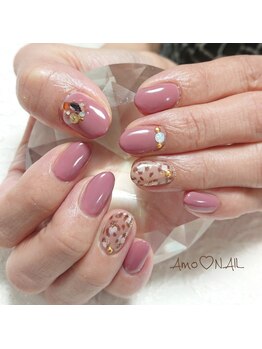 アモ ネイル(Amo NAIL)/レオパード