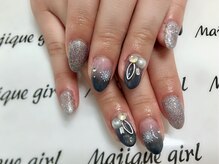 ネイルサロン マジックガール(Nail Salon MagiqueGirl)/【雪結晶ネイル】