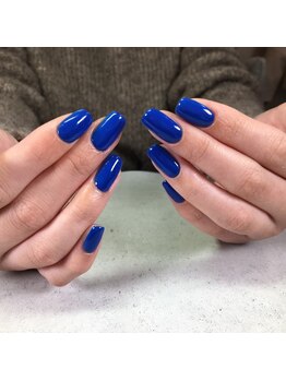 ネイルサロン ウノ 湘南平塚(UNO)/艶感☆クラシックブルー