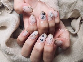 ダルメシアンネイル