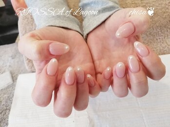 リオッサ オブ ラグーン(RIOSSA of Lagoon)/ちゅるんホワイトネイル