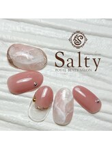ネイルアンドアイラッシュサロン ソルティ 寺田町(salty)/天然石ネイル